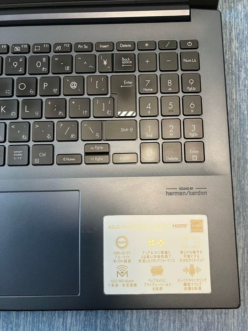 Windowsノート本体 asus vivobook pro15 OLED M3500Q Ryzen7