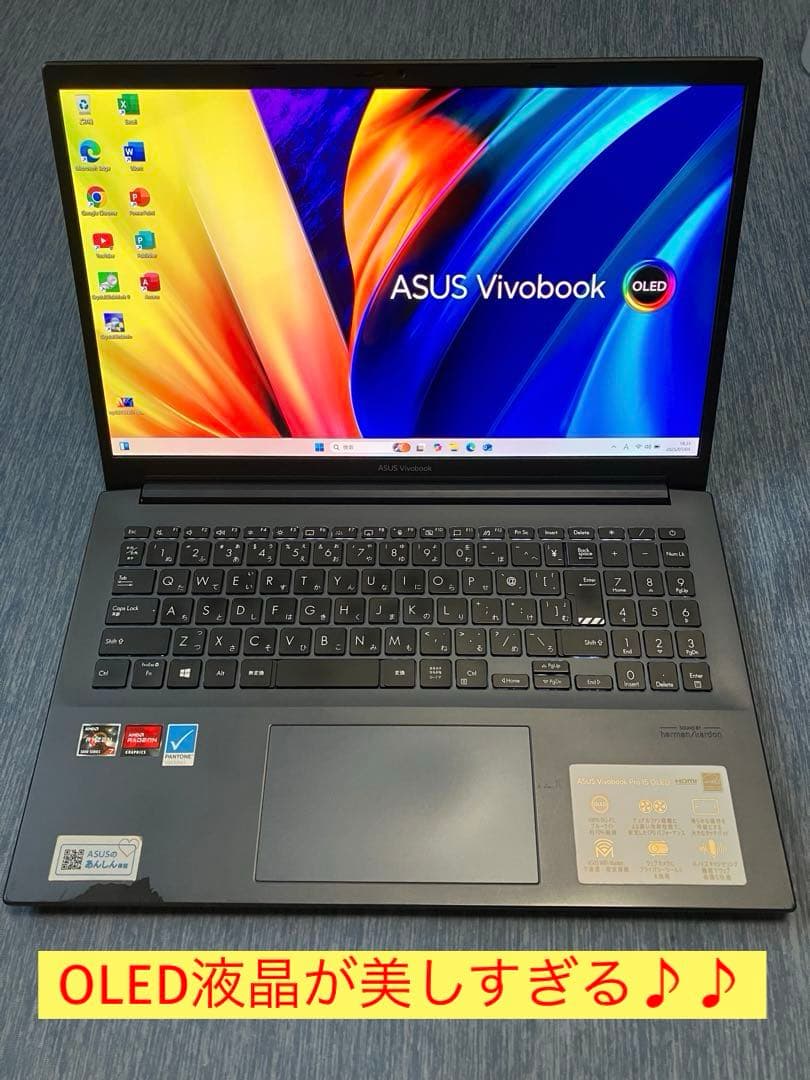 Windowsノート本体 asus vivobook pro15 OLED M3500Q Ryzen7