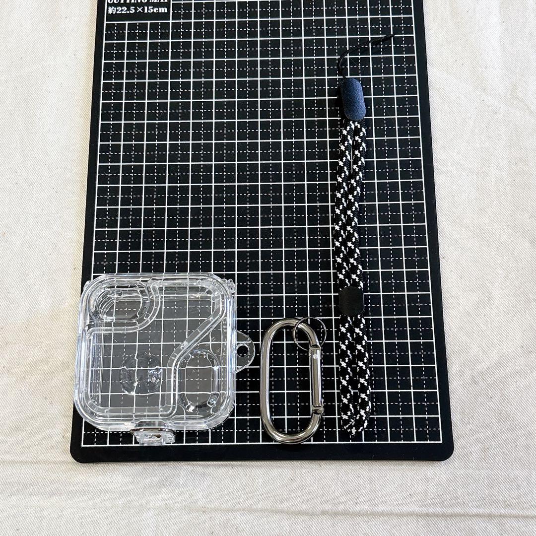 ☆ Nothing Ear (2) ケース イヤホン カラビナ クリア　透明