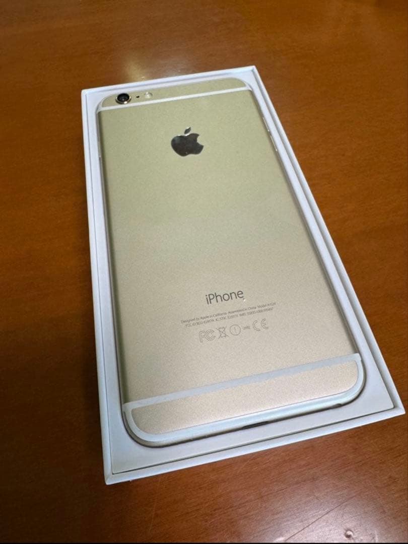 iPhone 6 Plus 128GB ゴールド　美品　SIMフリー