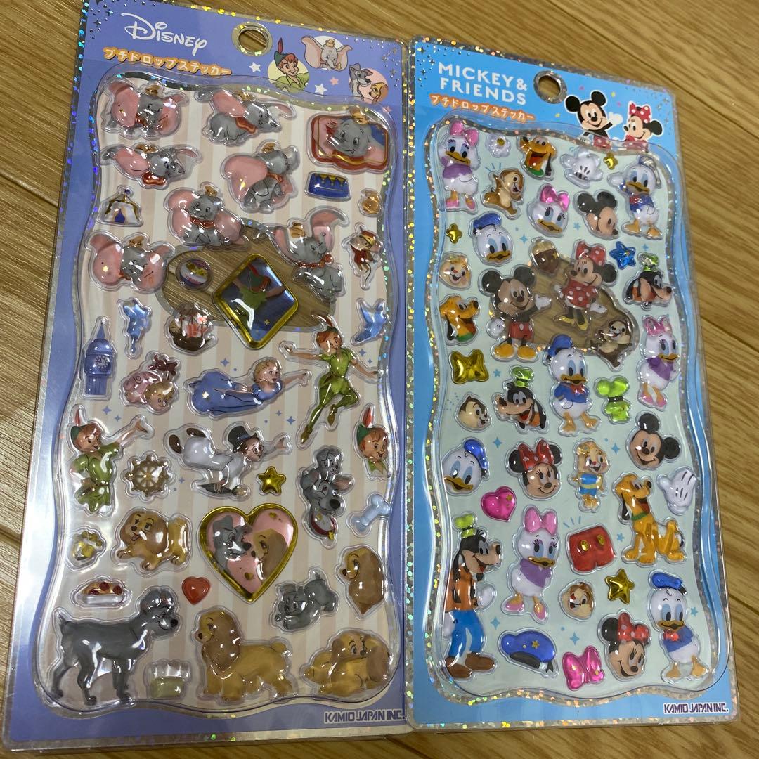 正規品　ディズニー　プチドロップステッカー