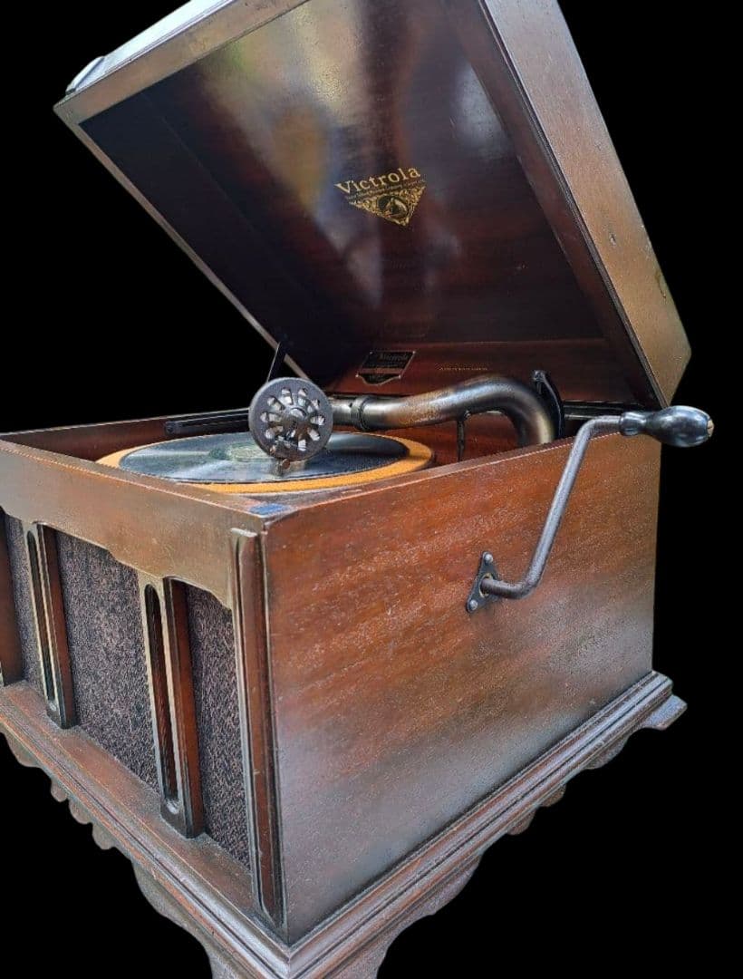 【美品/整備済】 Victor Victrola VV 1-90 蓄音機 完動品