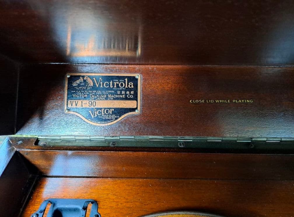【美品/整備済】 Victor Victrola VV 1-90 蓄音機 完動品