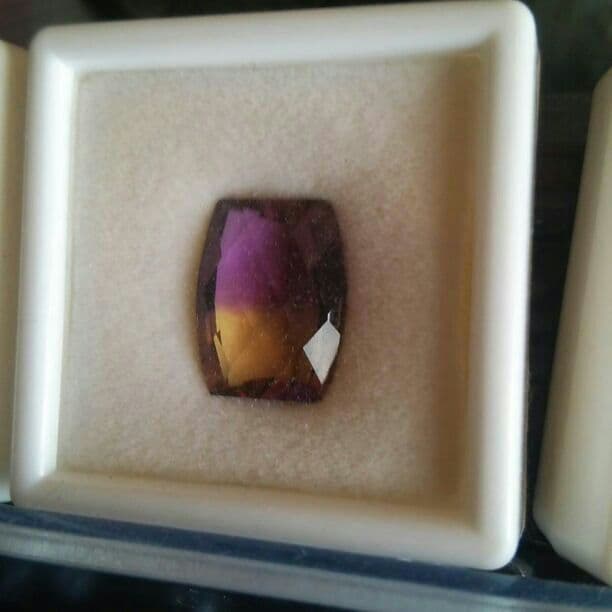 アメトリンルース宝石質、加熱無し