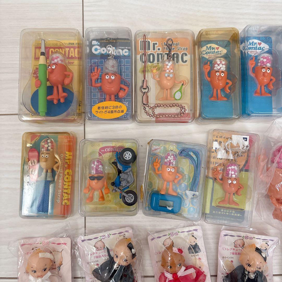 【まとめ売り】コンタック君♡キューピー　ストラップセット