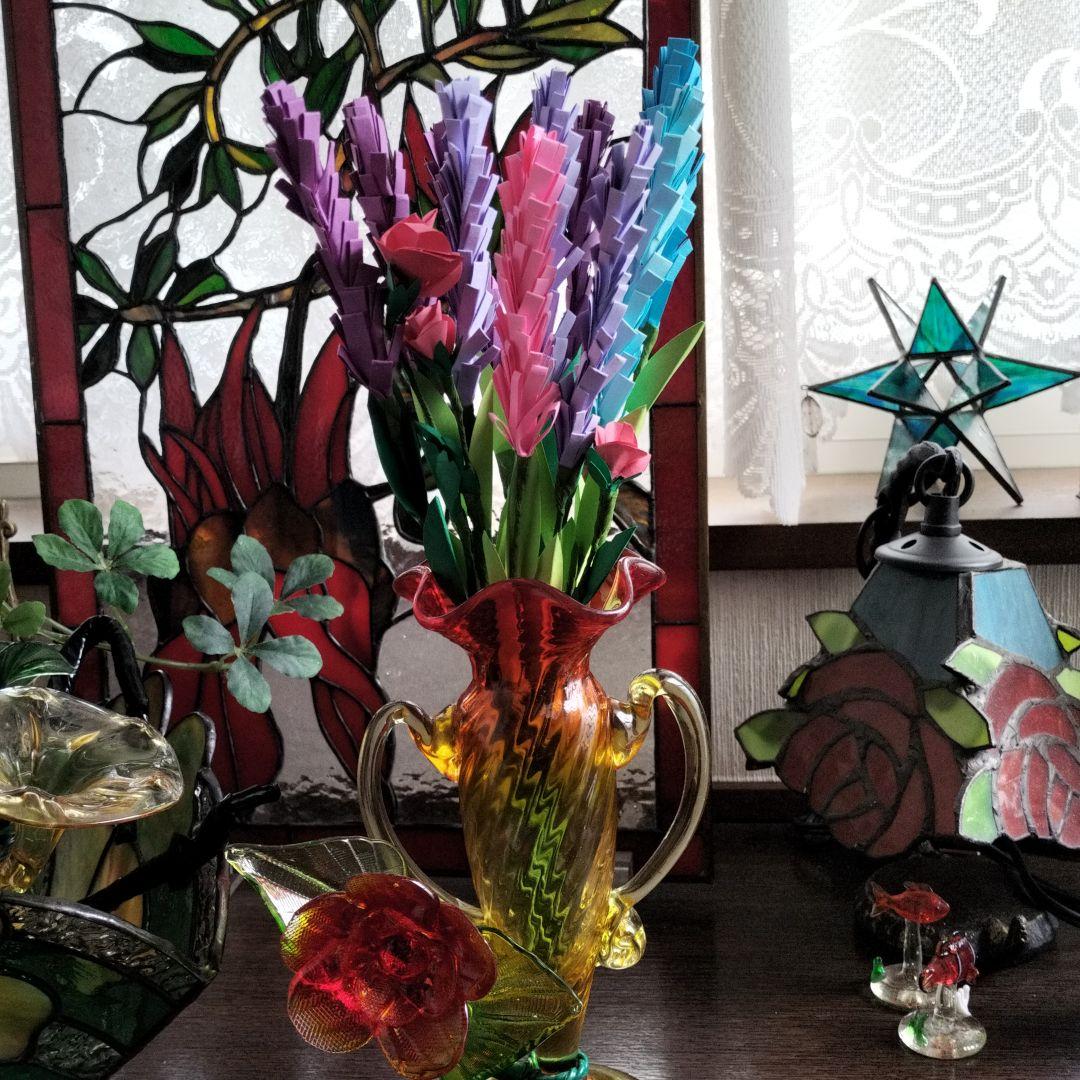 【shouko.m.m1965ページです】ラベンダー10本とミニ薔薇3本