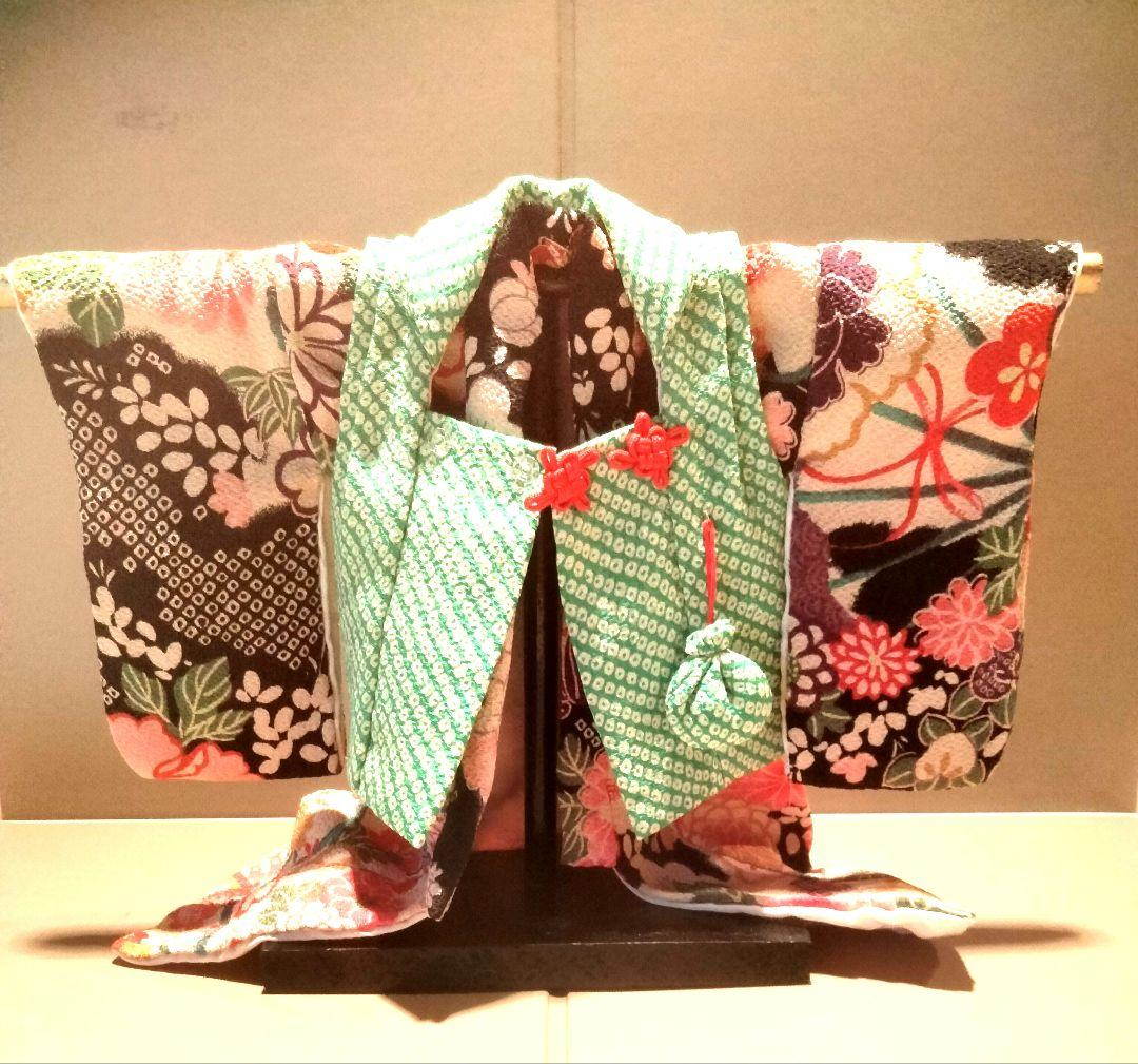 高級雛人形親王飾　スキヨ人形平飾り　飾り着物　雛の吊るし飾り　　柴田家千代