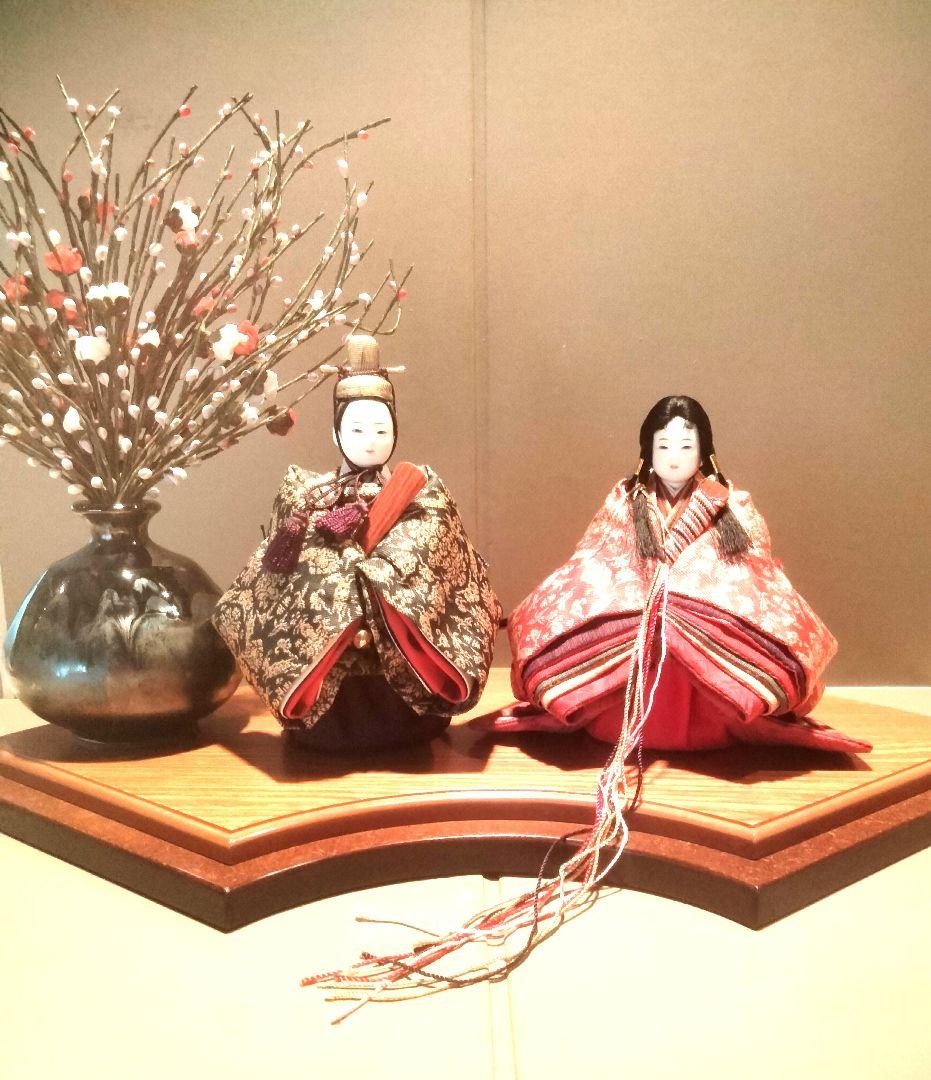 高級雛人形親王飾　スキヨ人形平飾り　飾り着物　雛の吊るし飾り　　柴田家千代