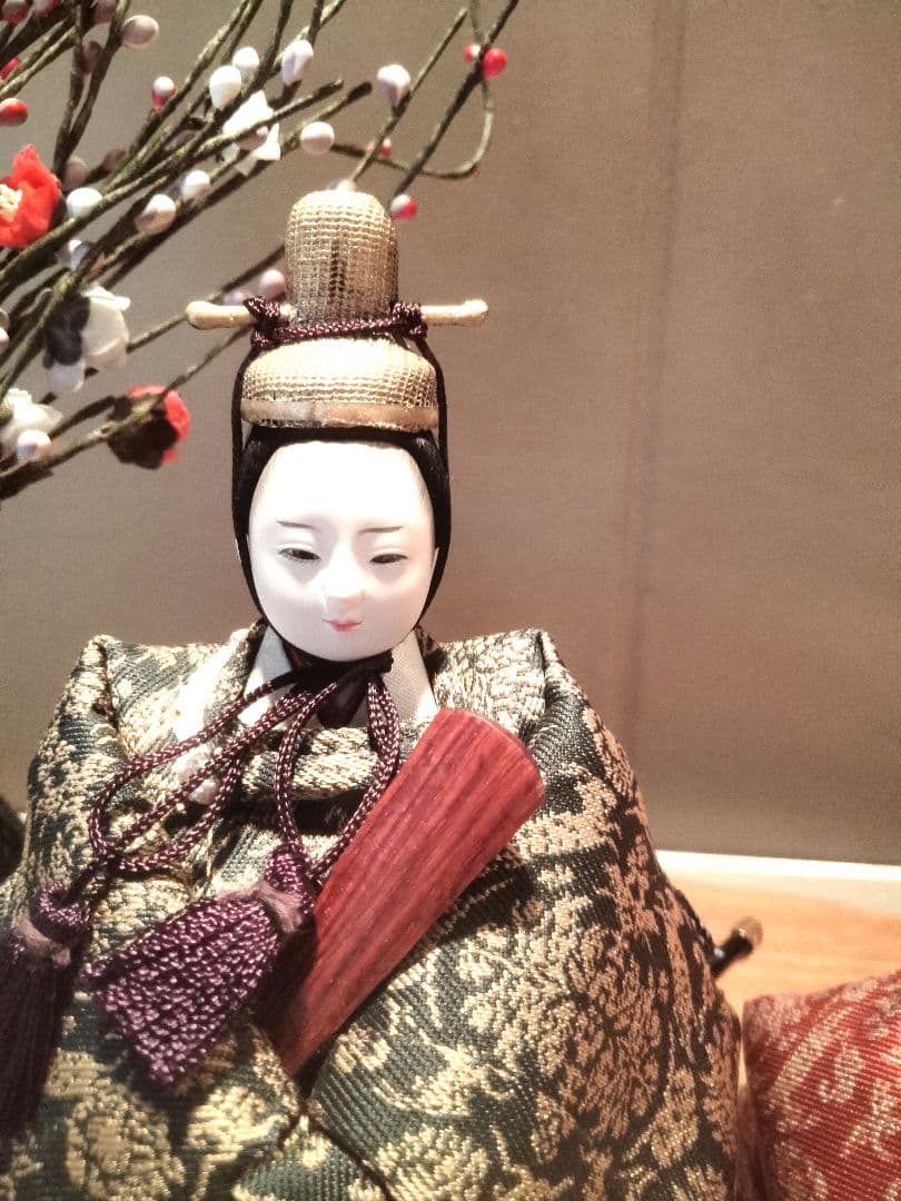 高級雛人形親王飾　スキヨ人形平飾り　飾り着物　雛の吊るし飾り　　柴田家千代