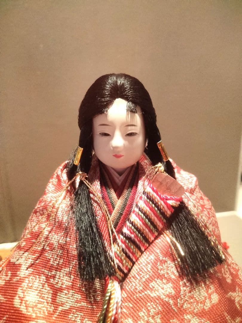 高級雛人形親王飾　スキヨ人形平飾り　飾り着物　雛の吊るし飾り　　柴田家千代