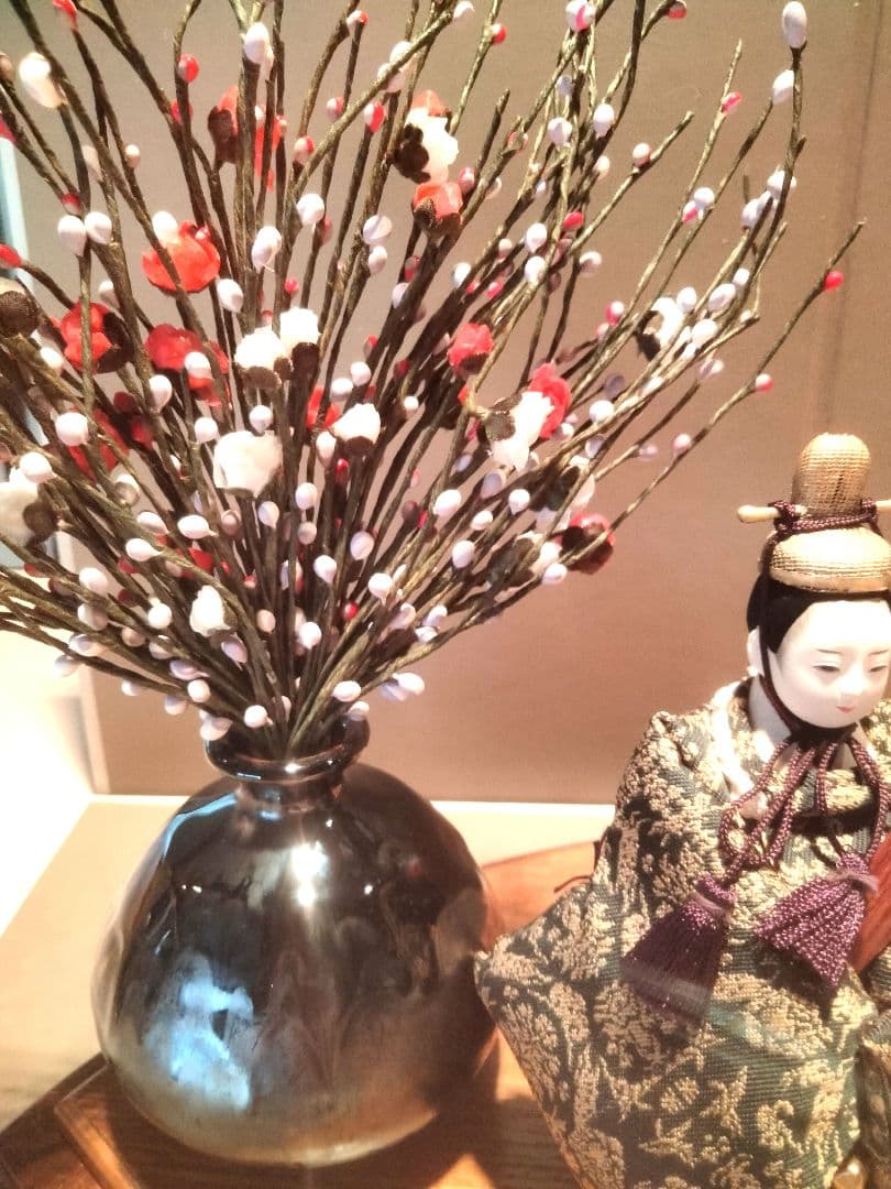 高級雛人形親王飾　スキヨ人形平飾り　飾り着物　雛の吊るし飾り　　柴田家千代