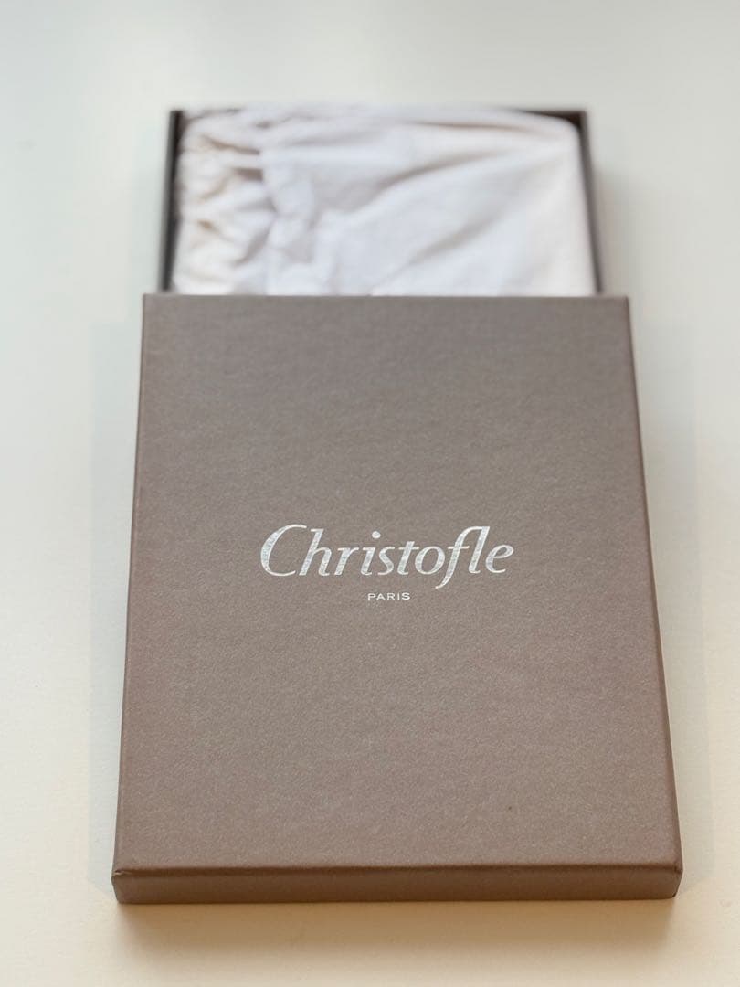 Christofle フォトフレーム 箱付き シルバーカラー クリストフ