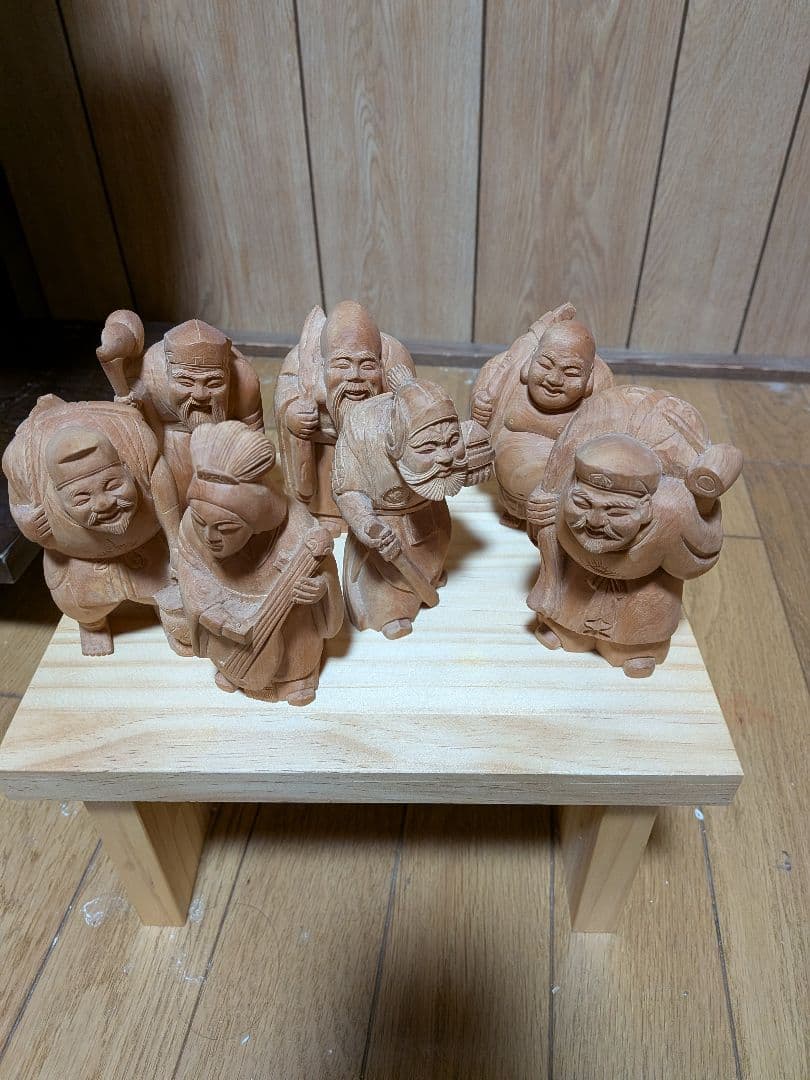 七福神木彫り