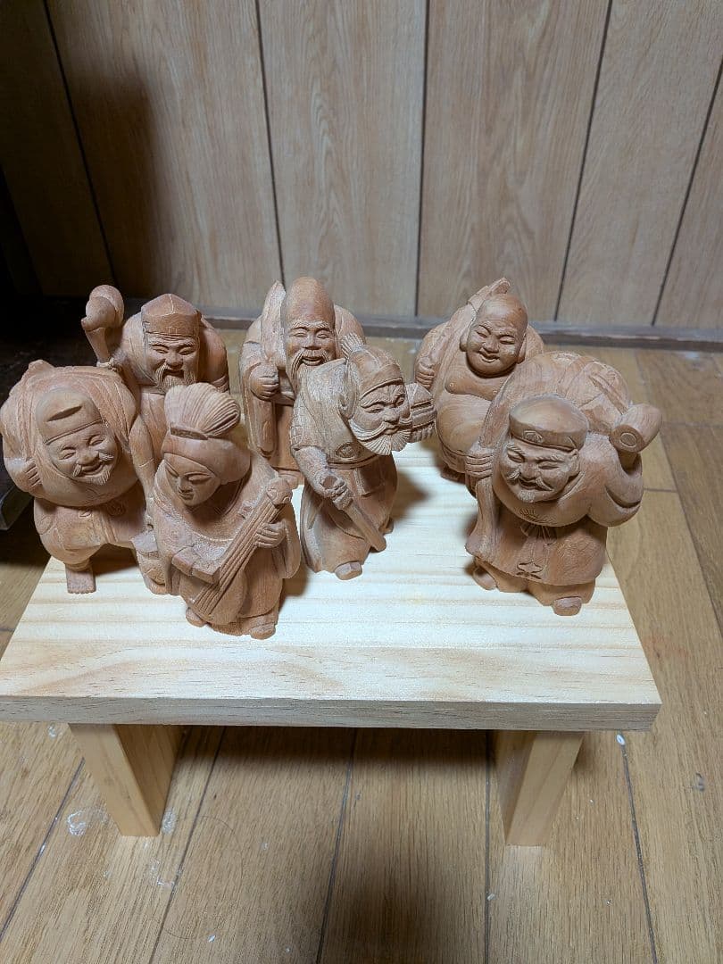 七福神木彫り