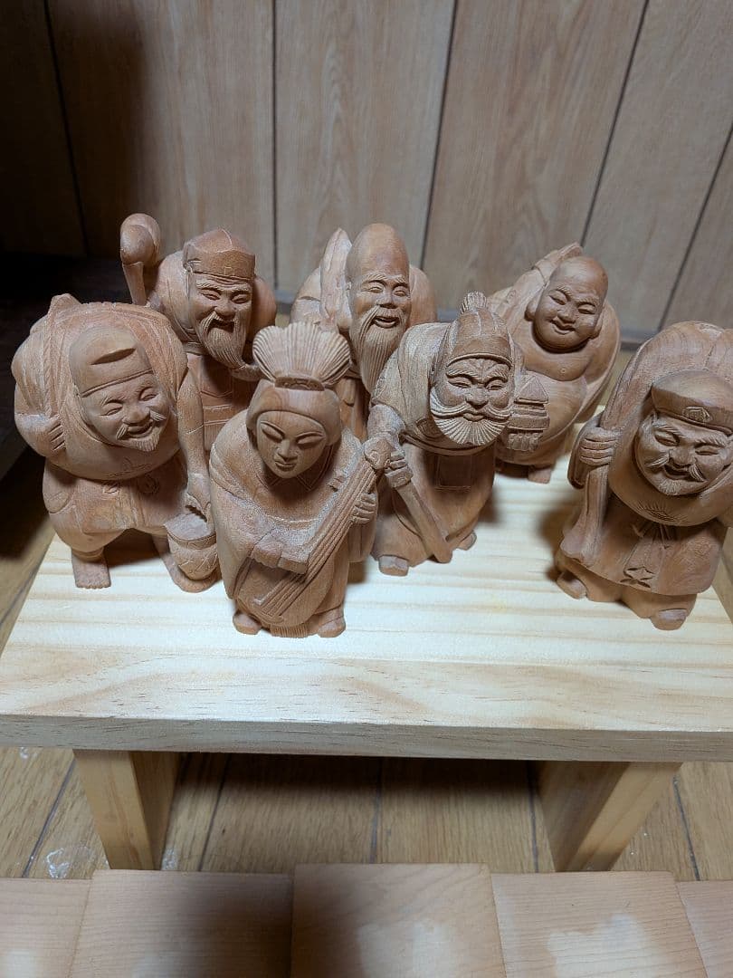 七福神木彫り