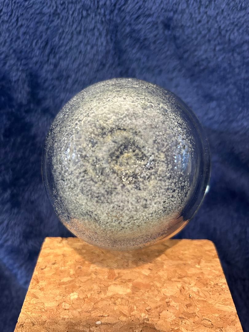 稲嶺盛吉製作　琉球ガラス　泡ガラス　クリアD