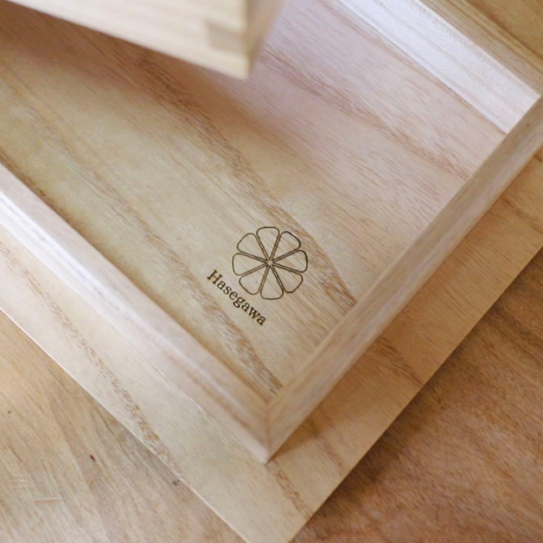 桐のティッシュケース　ナチュラル色