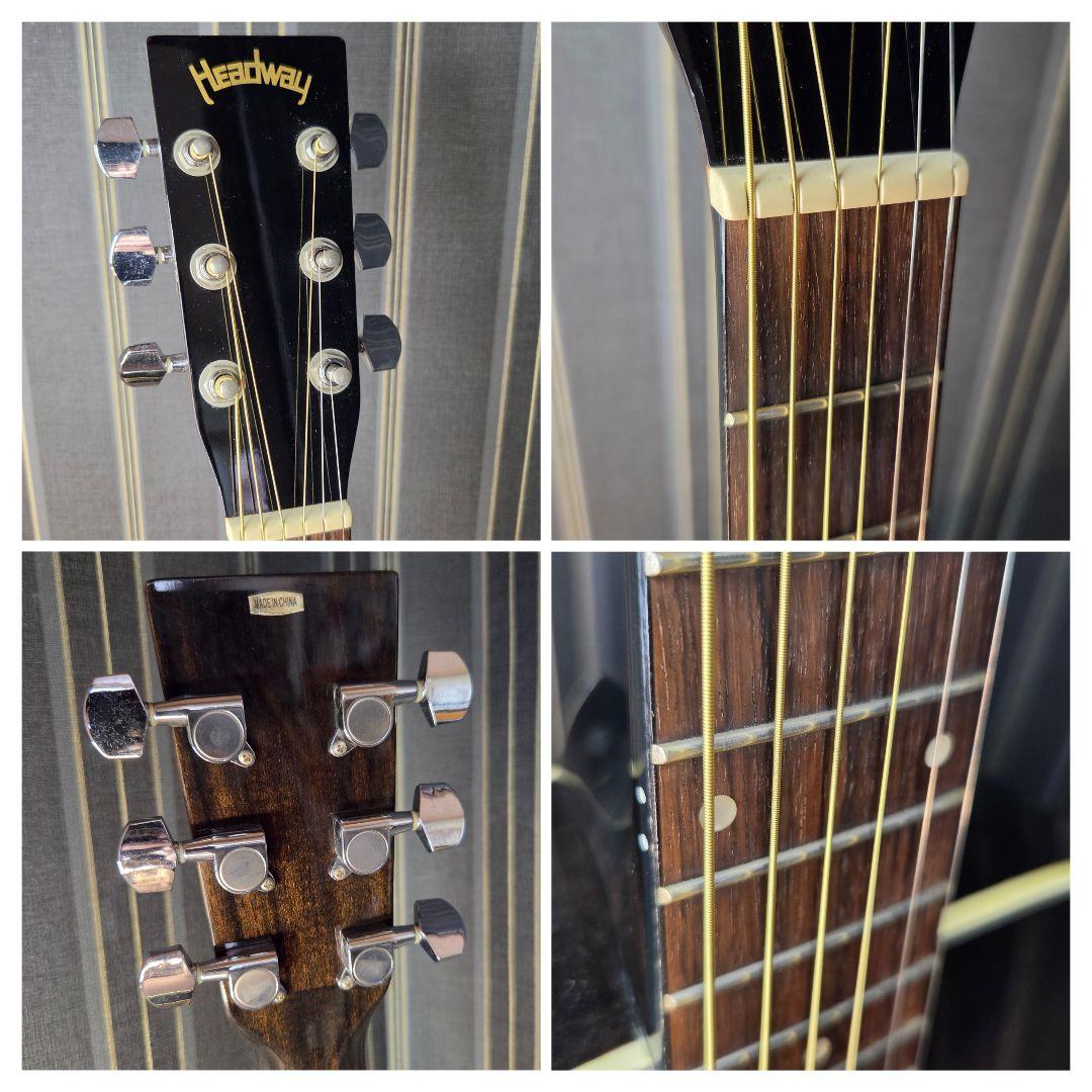 Headway ヘッドウェイ アコースティックギター ブラック　黒　アコギ