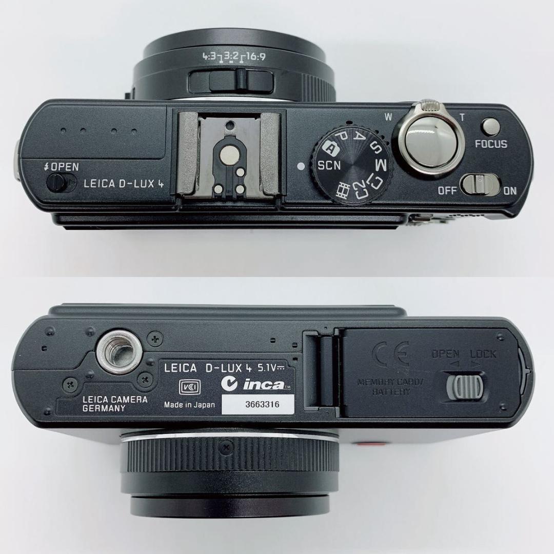 LEICA D-LUX4 デジカメ ライカ ブラック M304 動作品