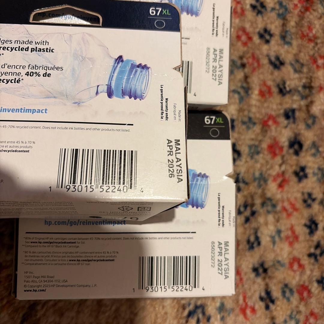 未開封 3点セット HP 純正 67XL