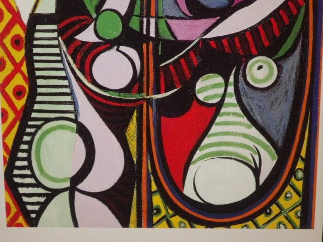 90’S★パブロ・ピカソ★鏡の前の少女★壁掛け★ビンテージ★アート★