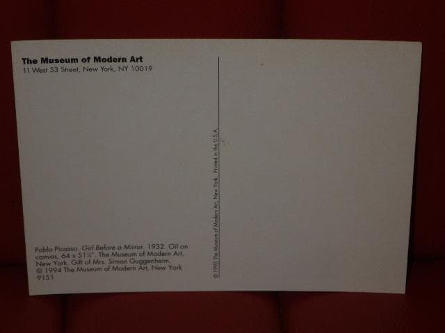 90’S★パブロ・ピカソ★鏡の前の少女★壁掛け★ビンテージ★アート★