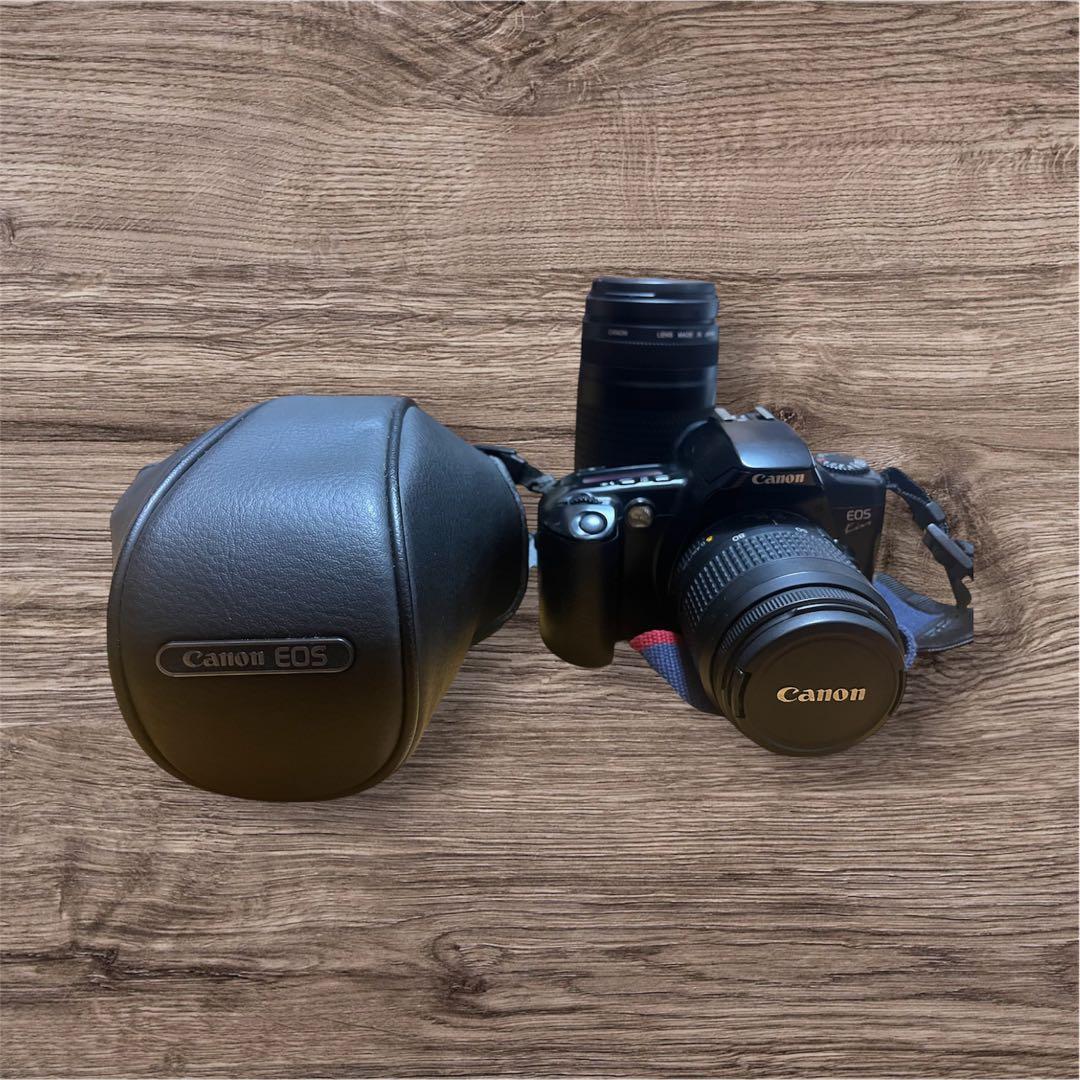Canon EOS フィルム一眼レフカメラ 望遠レンズ・ケース・説明書付き