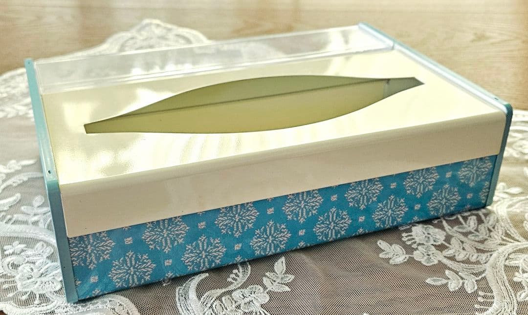 希少 昭和レトロ アンティーク POLA コットン ティッシュケース 新品