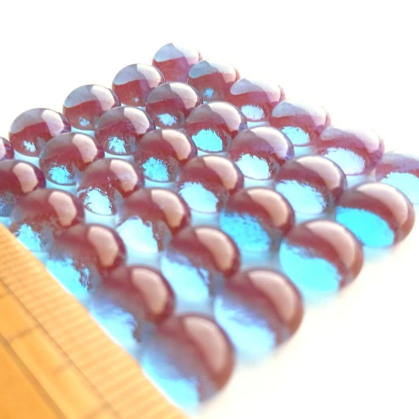 No.472 ガラスナギット 変色ガラス 30個 8.1mm