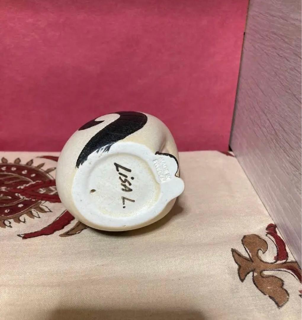 リサラーソン　ねこのぶち　白黒