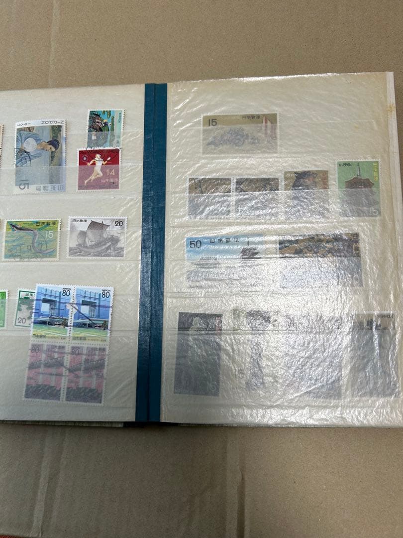 user_8ce8f6f３　参考品使用済み切手各種　初日印みほん字入り