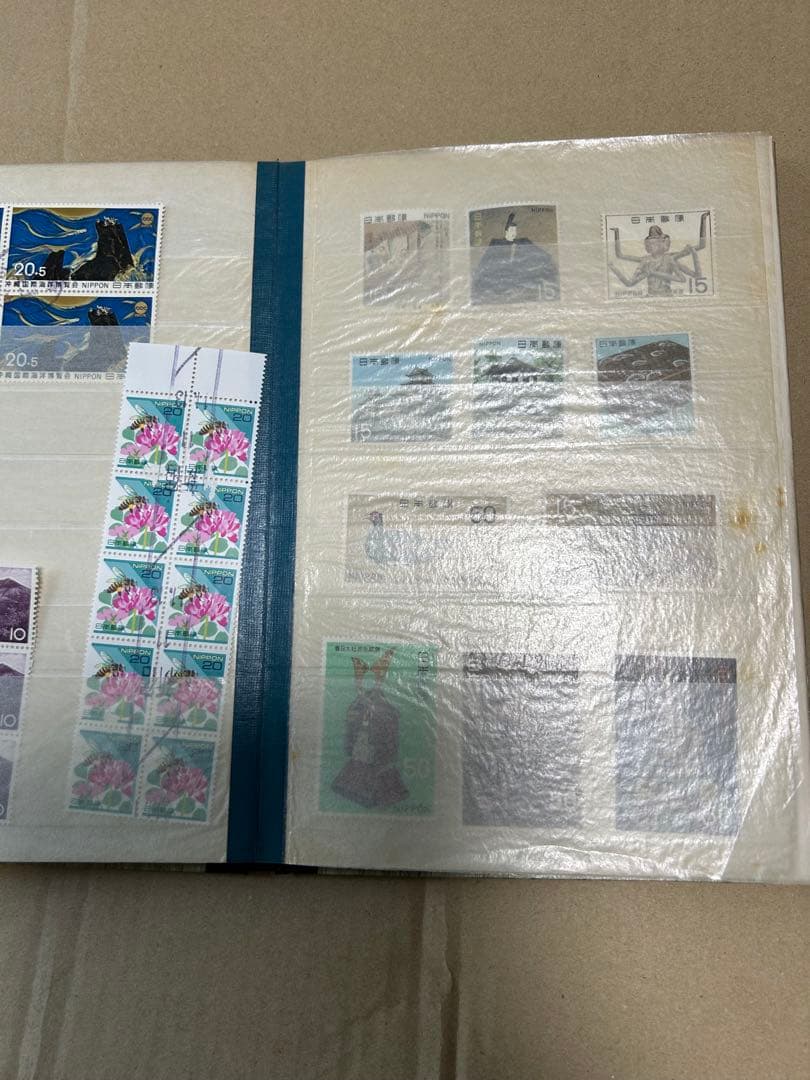 user_8ce8f6f３　参考品使用済み切手各種　初日印みほん字入り