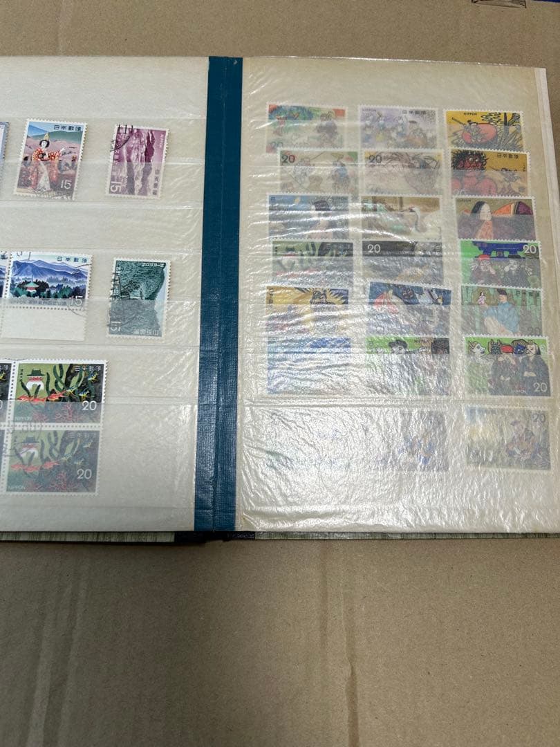 user_8ce8f6f３　参考品使用済み切手各種　初日印みほん字入り