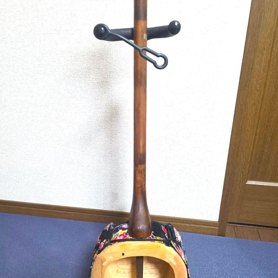 【489】ASOVIVA アソビバ 沖縄 三線 弦楽器 和楽器 ウッド三線