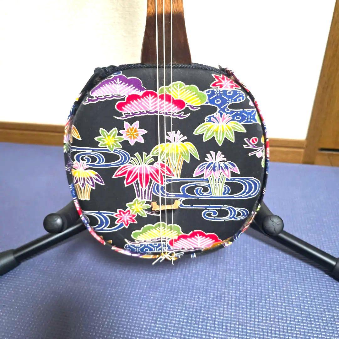 【489】ASOVIVA アソビバ 沖縄 三線 弦楽器 和楽器 ウッド三線