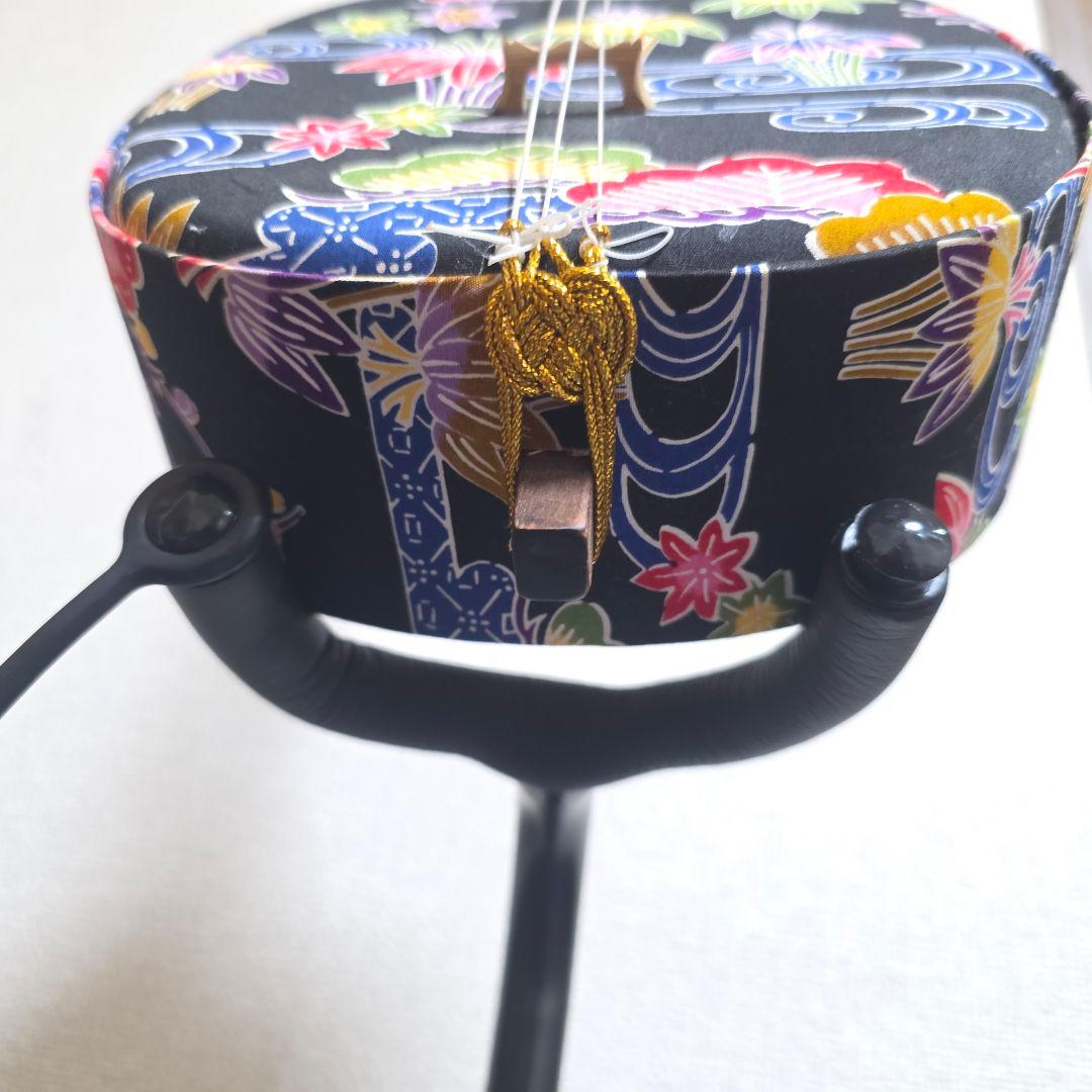 【489】ASOVIVA アソビバ 沖縄 三線 弦楽器 和楽器 ウッド三線