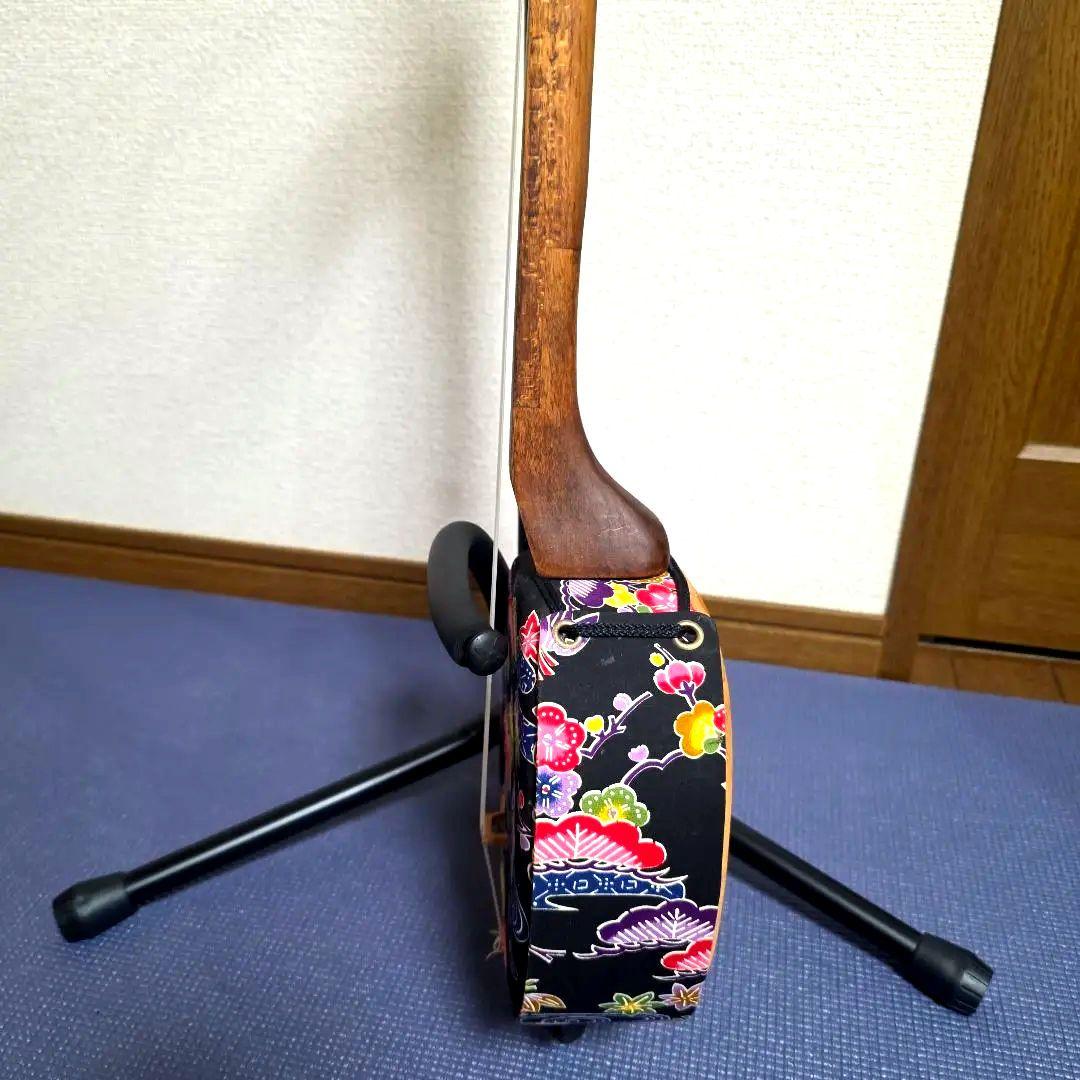 【489】ASOVIVA アソビバ 沖縄 三線 弦楽器 和楽器 ウッド三線