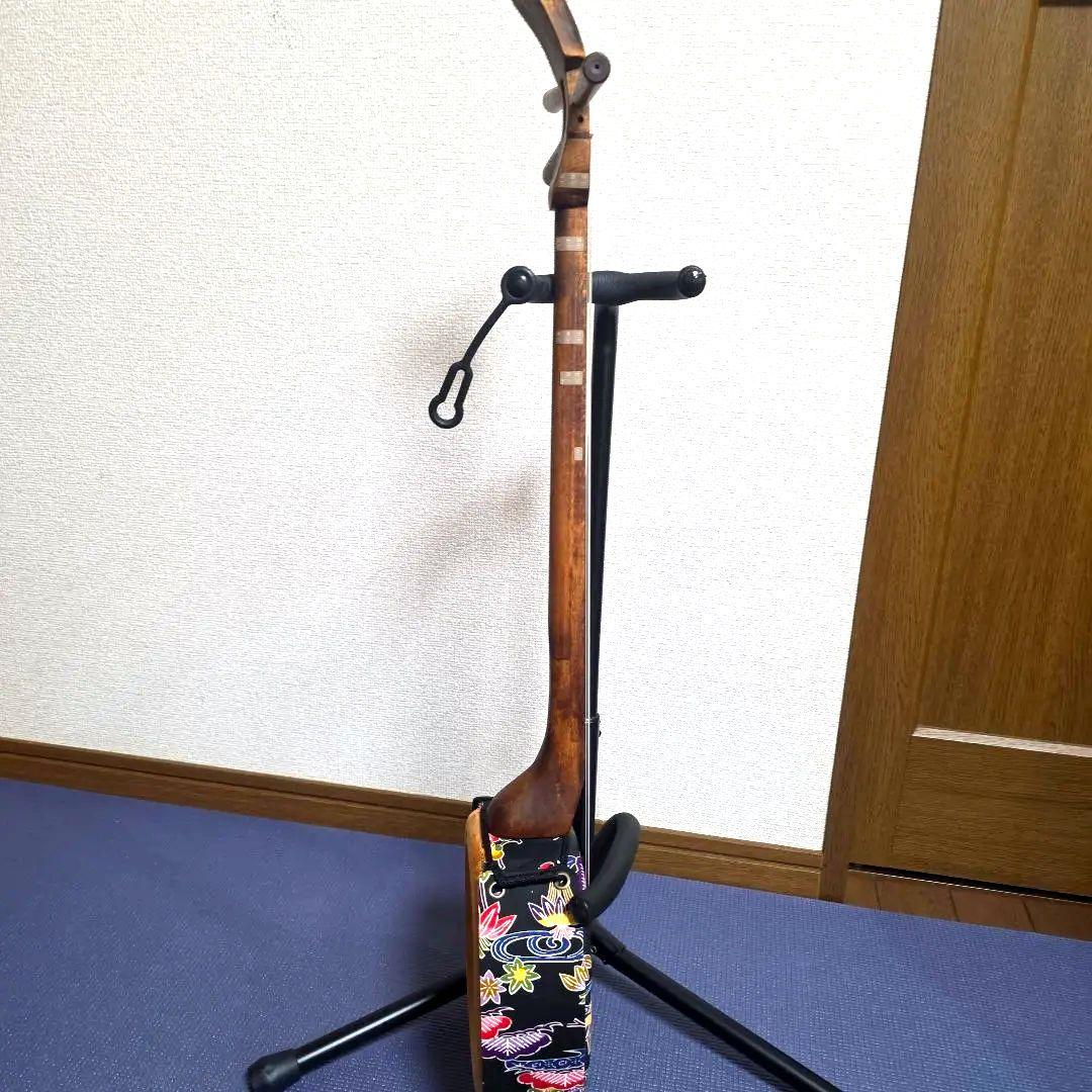 【489】ASOVIVA アソビバ 沖縄 三線 弦楽器 和楽器 ウッド三線