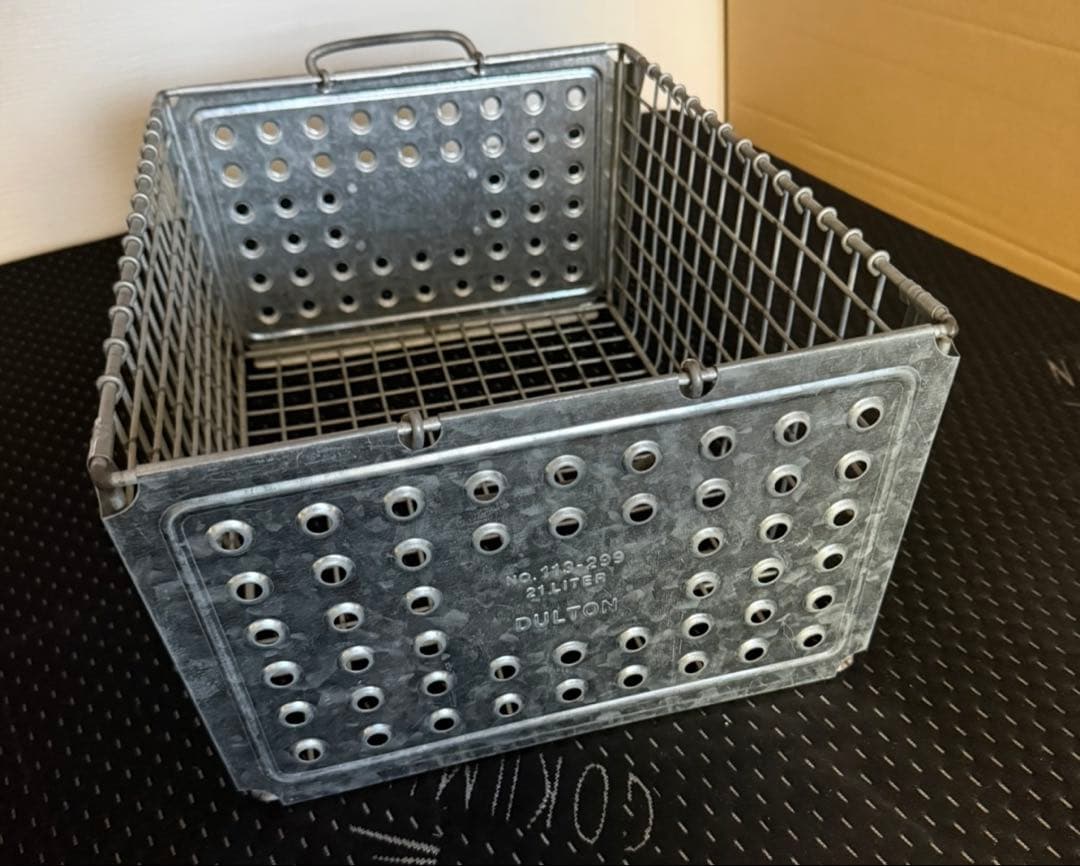 廃盤 ダルトン DULTON ワイヤーバスケット GALVANIZED ③