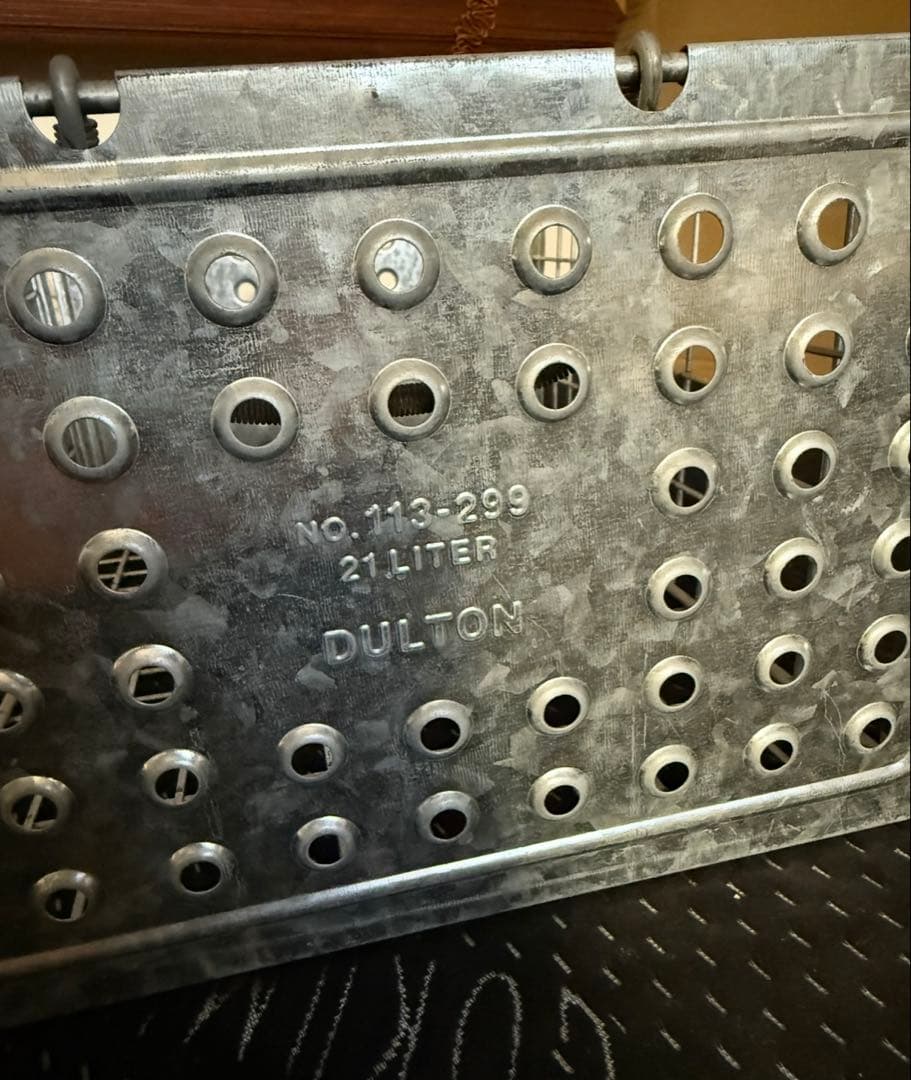 廃盤 ダルトン DULTON ワイヤーバスケット GALVANIZED ③