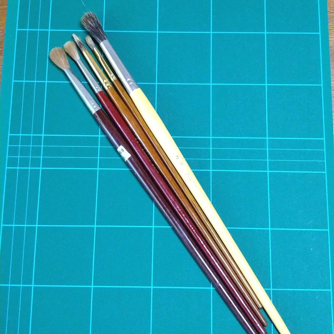 専門家用   水彩、油絵用  絵筆セット