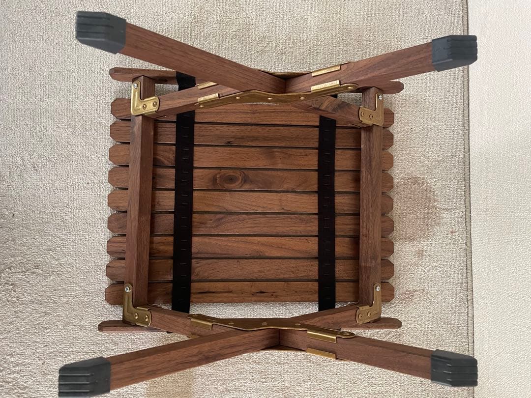 NORAs サイドテーブル　ウォールナット　真鍮