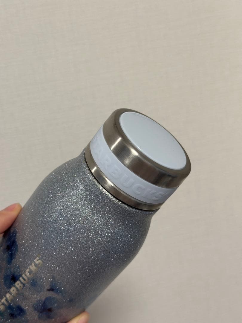 【SAKURA2026】ステンレスボトルグリッター エアリーブルー444ml