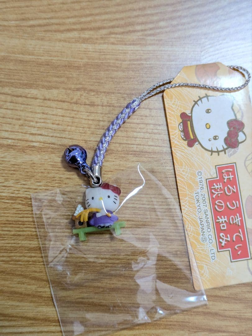 ご当地キティ　根付ストラップ　秋シリーズ5点　まとめ売り