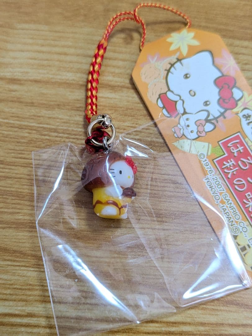 ご当地キティ　根付ストラップ　秋シリーズ5点　まとめ売り