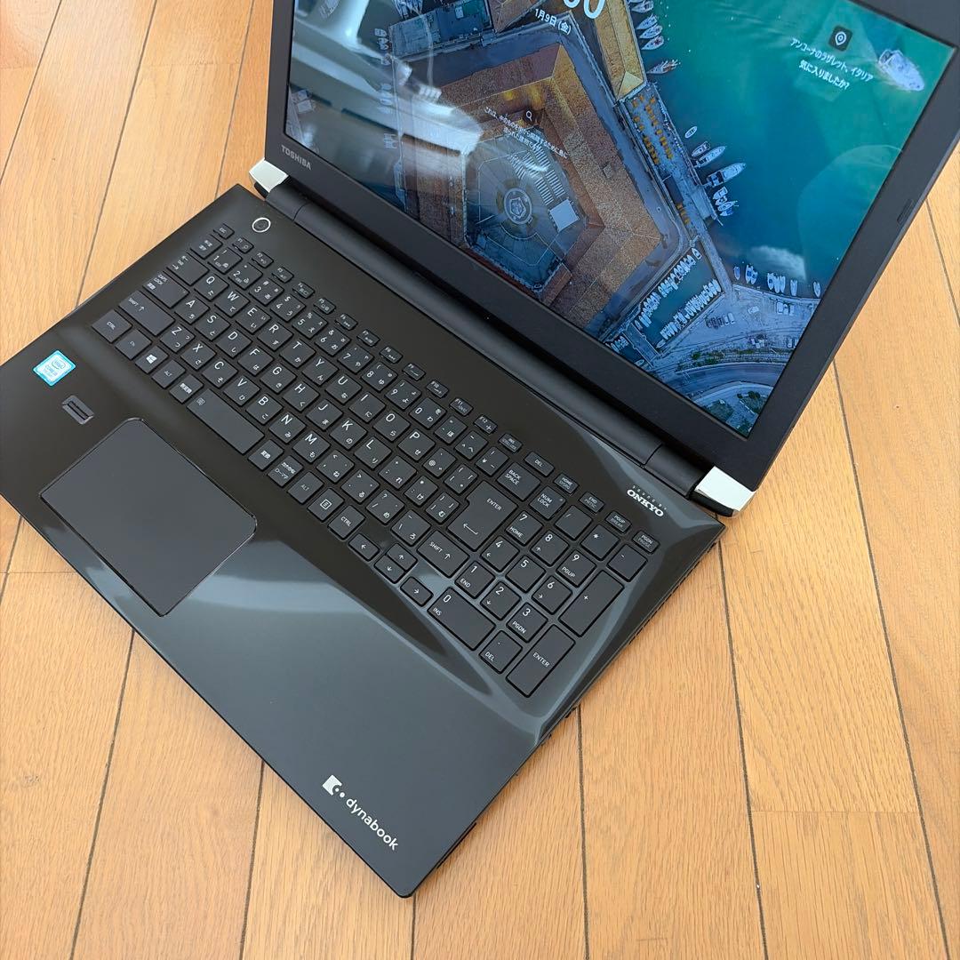美品 東芝Dynabook T55/CB i3-7100U SSD512GB