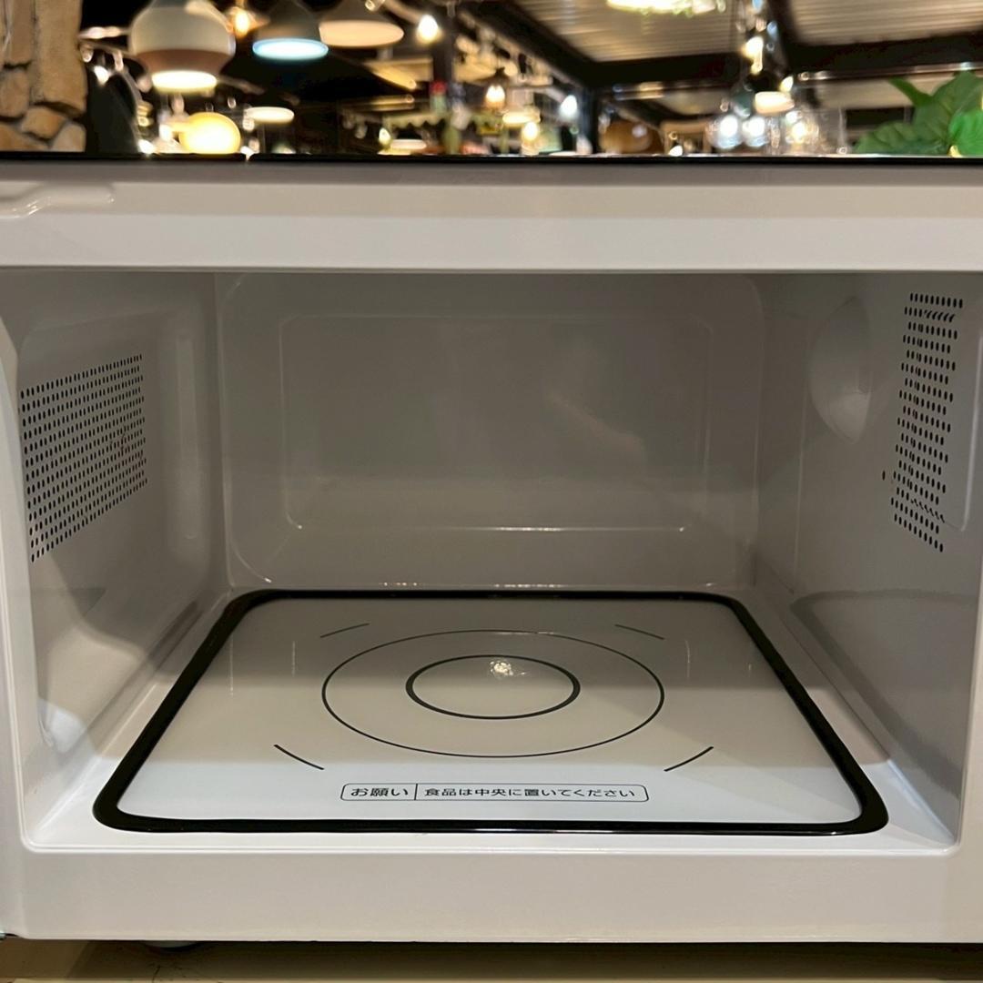 ツインバード ミラーガラス フラット電子レンジ DR-4259 2023年製