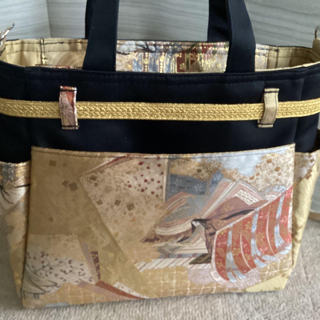 【ハンドメイド】帯リメイクバック#679