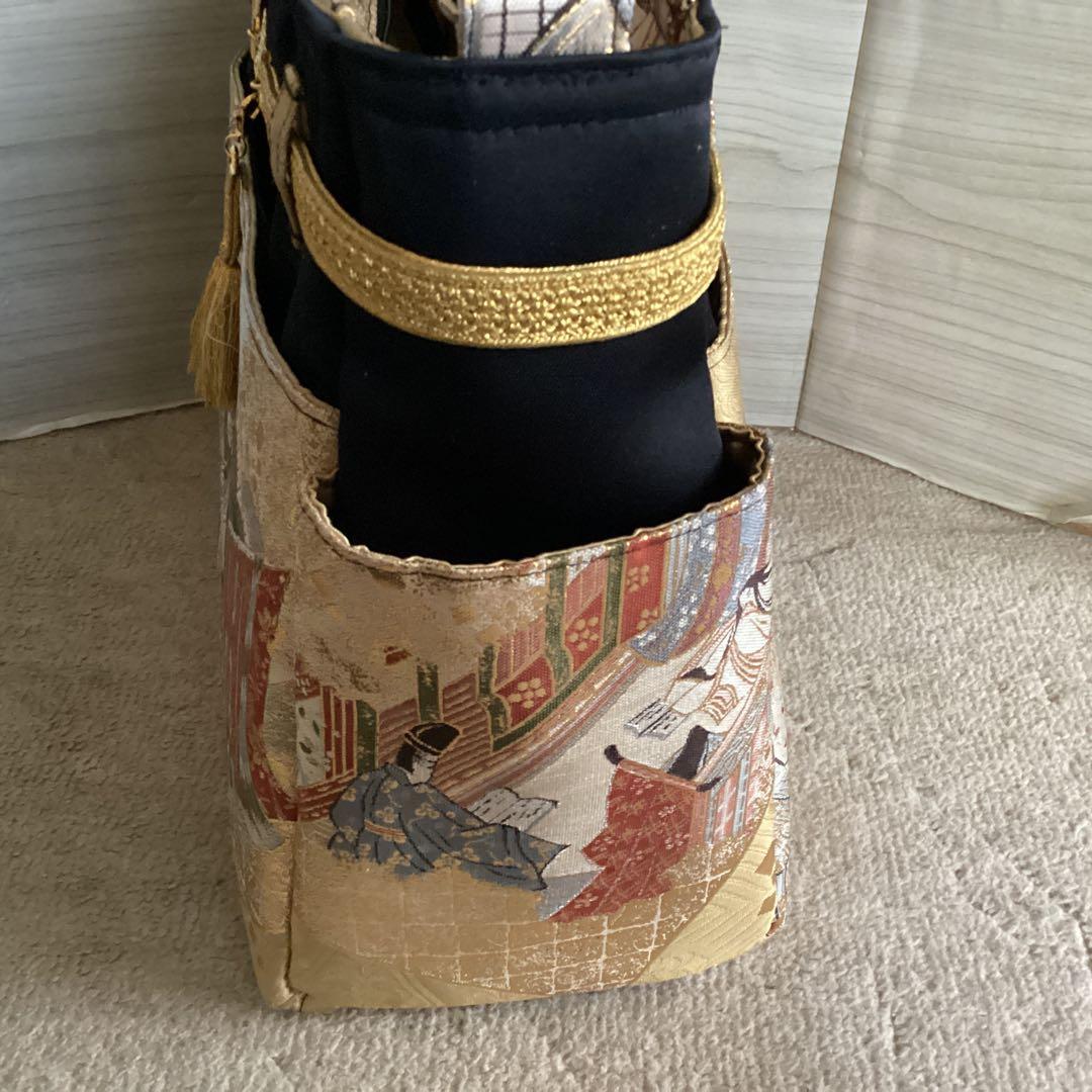 【ハンドメイド】帯リメイクバック#679