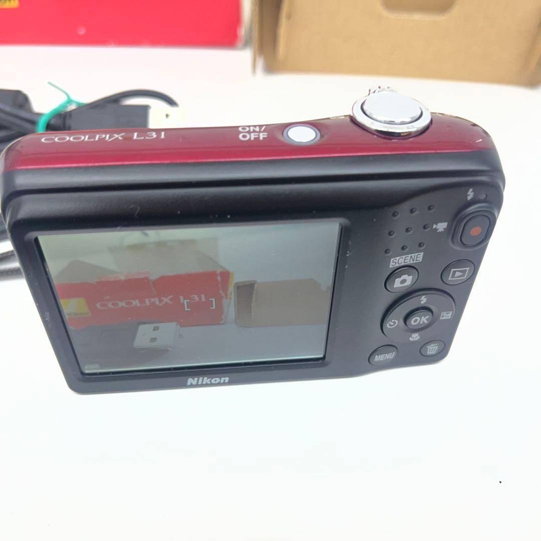 【匿名配送】一応ジャンクNikon COOLPIX L31 コンパクトデジカメラ
